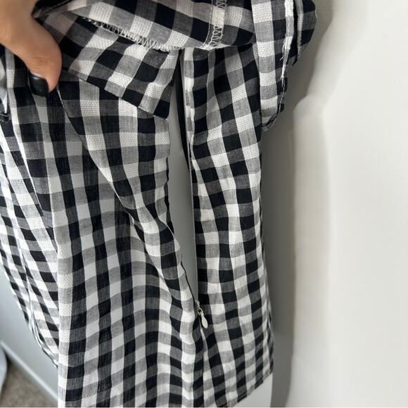 JOA Gingham Top Womens Small Picnic Cottage Country Romantic Feminine Retro Chic - Picture 6 of 9